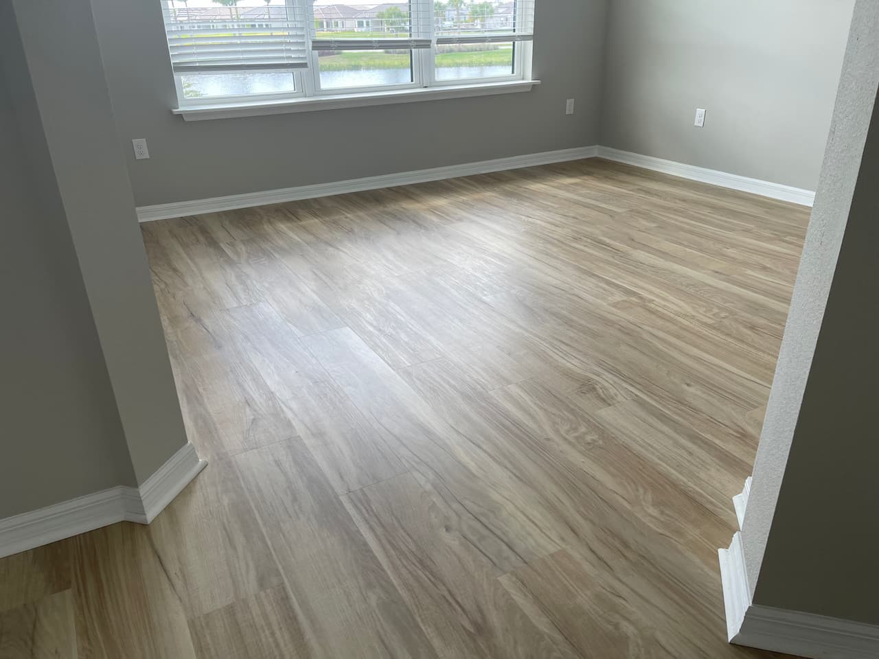 Laminate flooring layout planning by SVR FLOORS in Largo, Florida