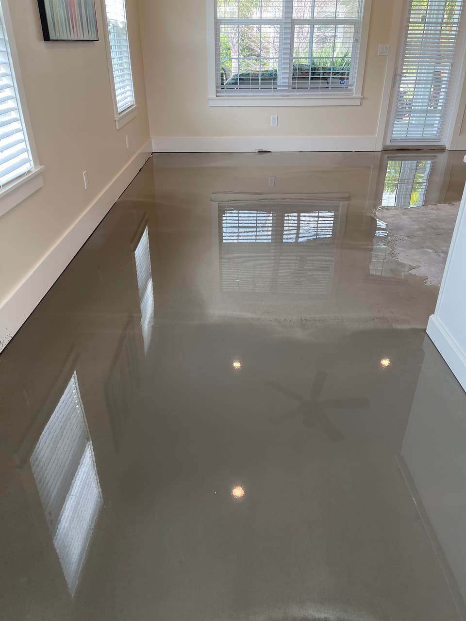 Water damaged floor replacement planning in Largo