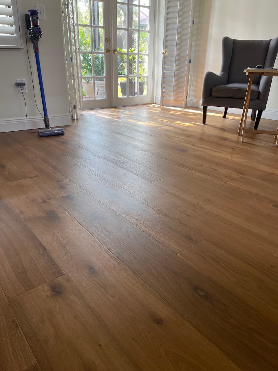 Hardwood flooring installation by SVR FLOORS in Largo, Florida