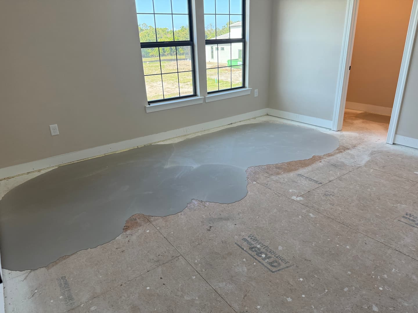 Floor repair inspection in Largo Florida