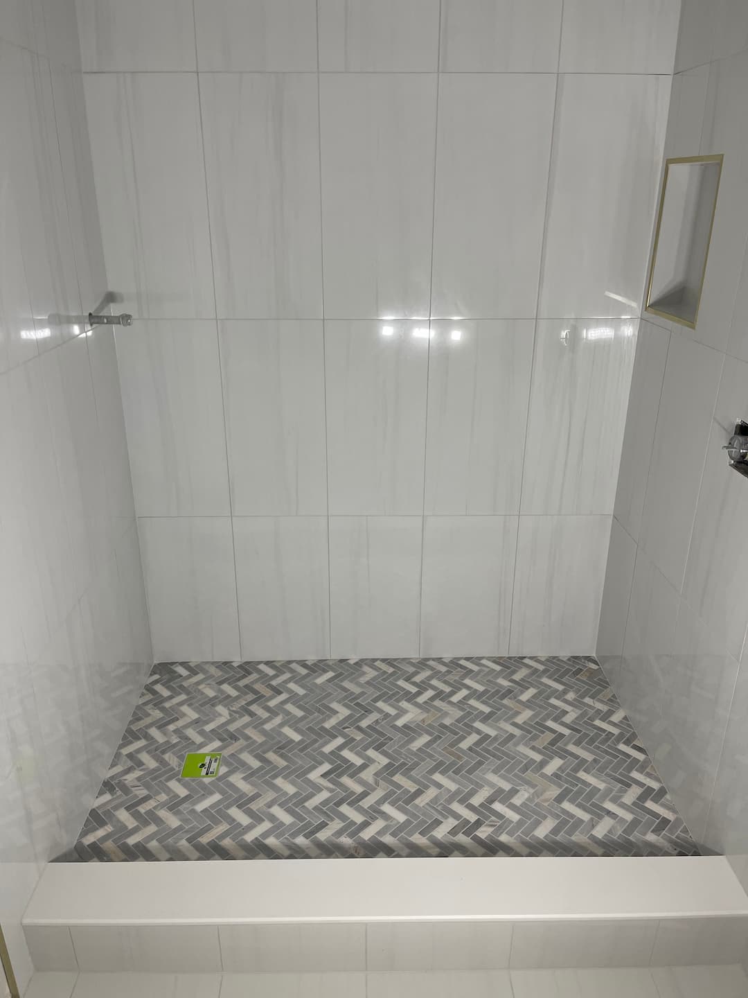 Bathroom floor installation in Largo by SVR FLOORS