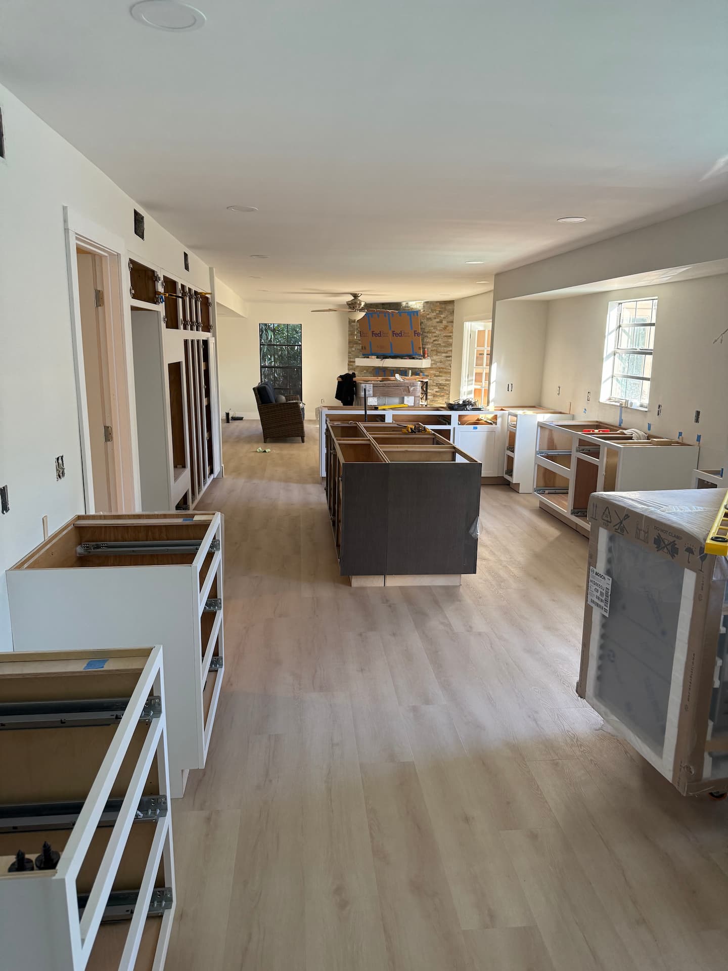 Luxury vinyl plank flooring installation in Clearwater FL by SVR FLOORS