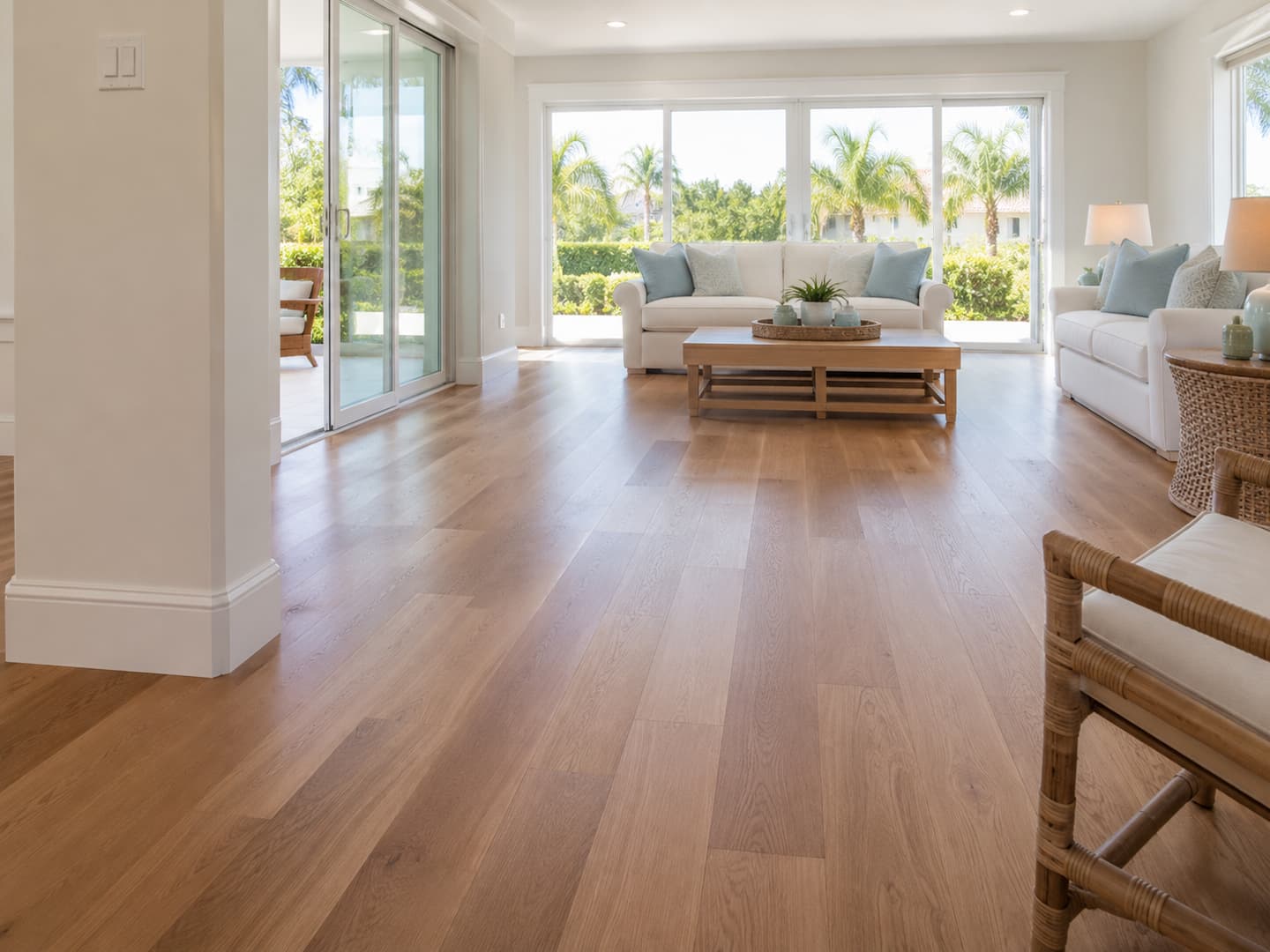 Hardwood and engineered wood flooring installation in Dunedin FL