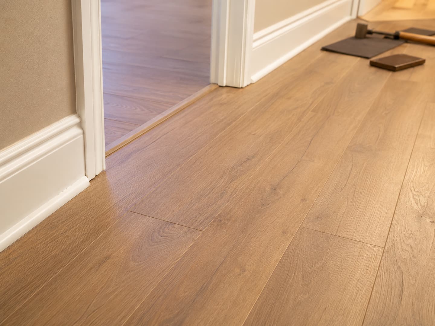Laminate flooring installation in Dunedin Florida
