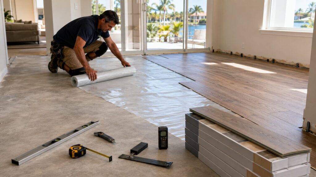 Do You Need a Moisture Barrier Under Vinyl Plank Flooring on Concrete?
