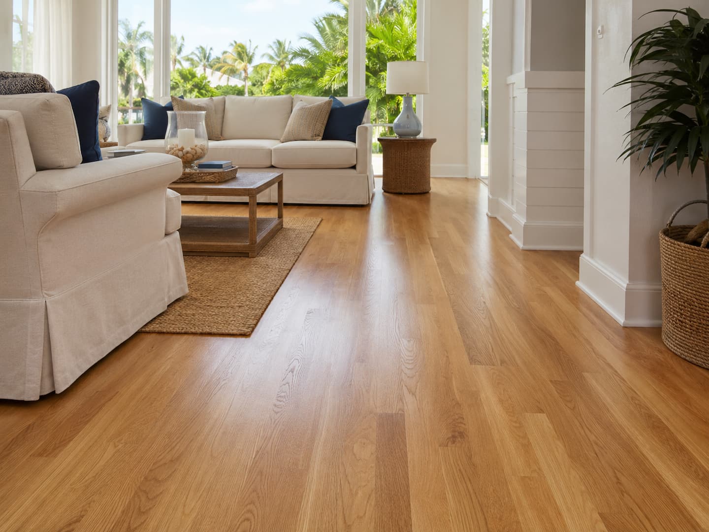 Hardwood and engineered wood flooring installation in Palm Harbor FL