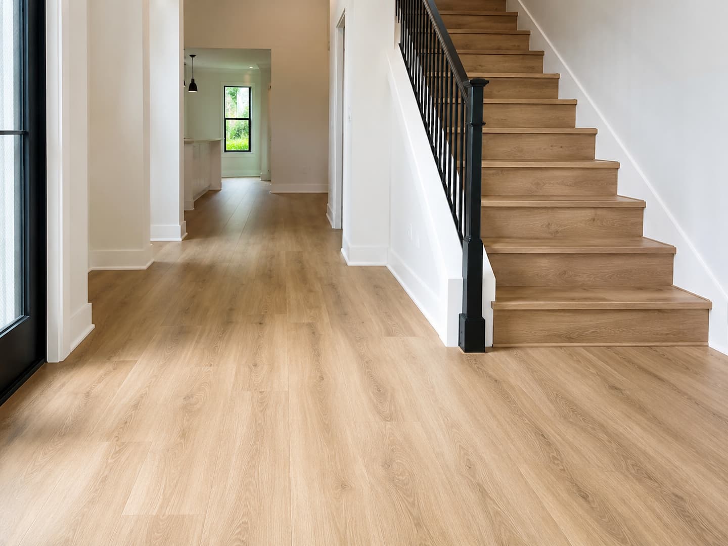 Finished LVP flooring in Seminole Florida home by SVR FLOORS